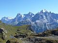 Great views of the Wetterhorn, Eiger, Monch and Jungfrau